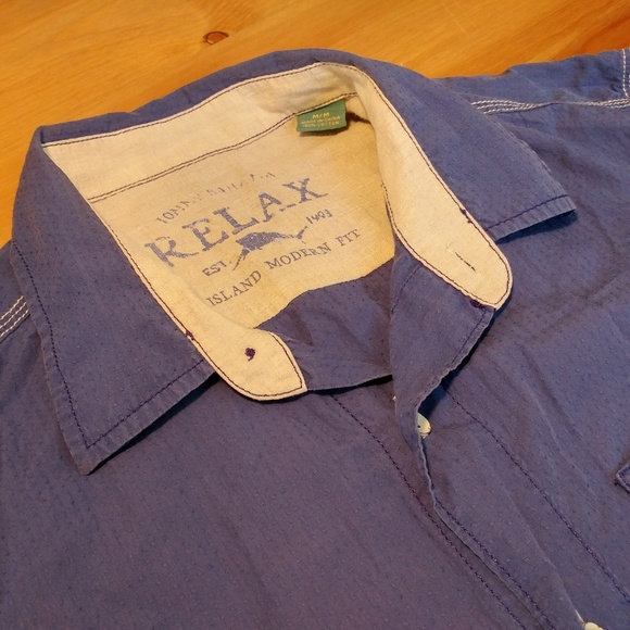 Mens Tommy Bahama Relax Island Modern Fit Shirt M - Picture 3 of 6